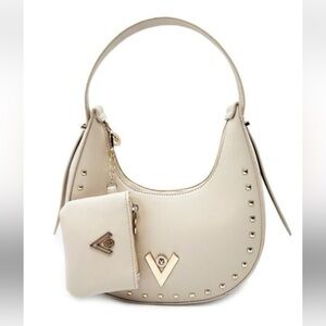 Valentino Orlandi Studded Hobo Shoulder Bag